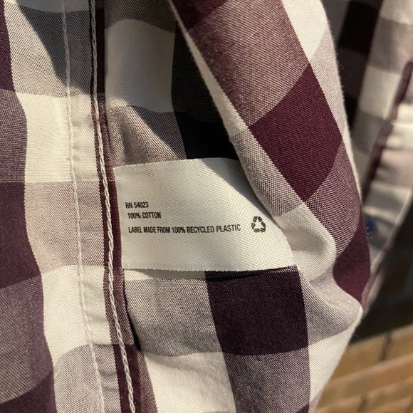 GAP Non-iron Gingham Button down Shirt for men XS - Picture 8 of 8